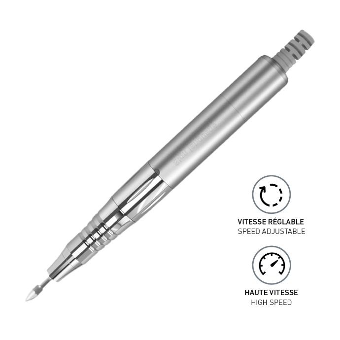 MEDICOOL - PRO POWER® Fraiseuse portative sans fil rechargeable 35K - Fil droit de pièce à main 50''