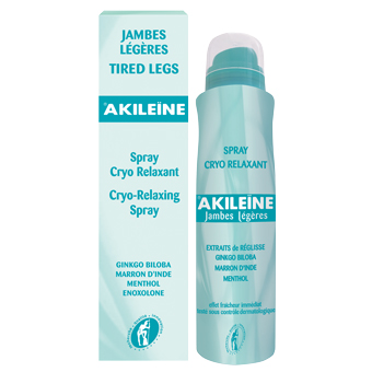 AKILEÏNE Cryo-Relaxing Spray Tired Legs 150 ml