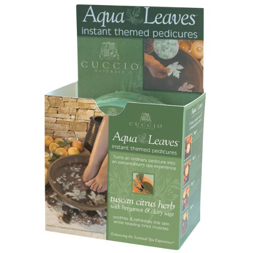 CUCCIO NATURALÉ Aqua Leaves  ( 6 / bte ) - Herbes aux agrumes de Toscane