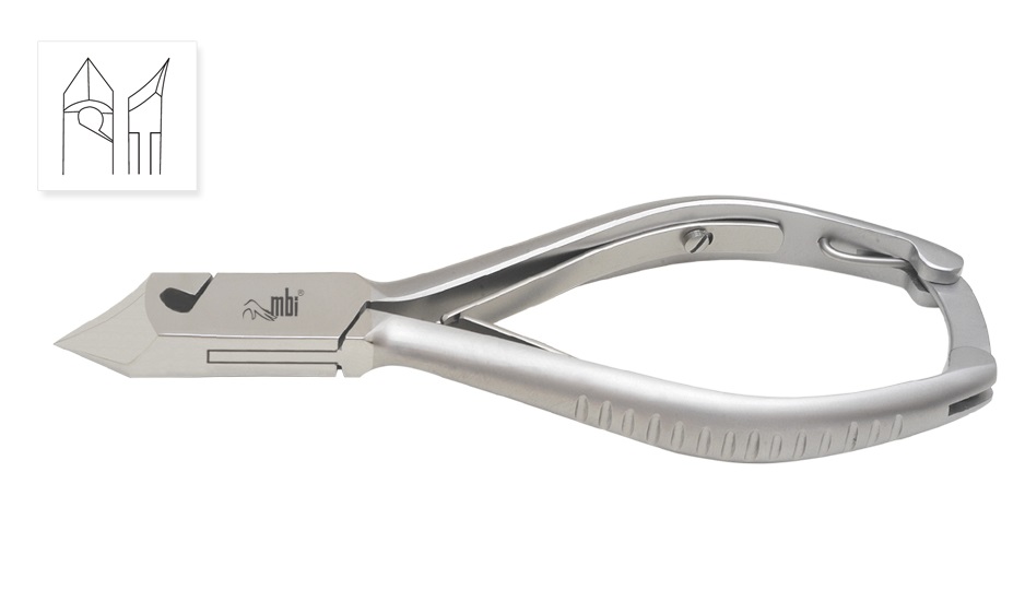 MBI® Heavy Duty Ingrown Half Jaw Nail Nipper Size - 5.5″