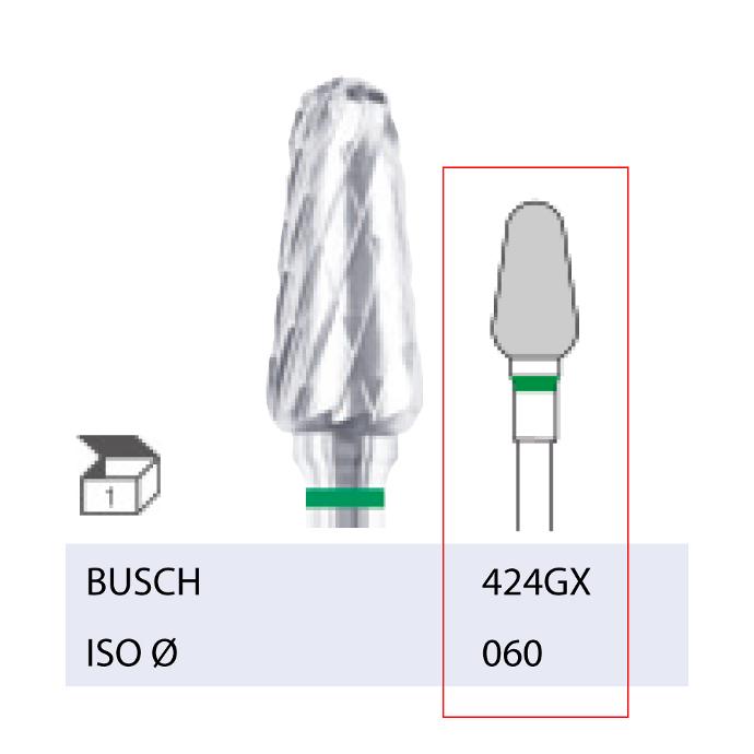  BUSCH® Carbide cutter - Coarse X-cut