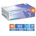 MEDICOM® AssureTouch™ Basics Gants de nitrile texturés sans poudre - Moyen (100) Bleu