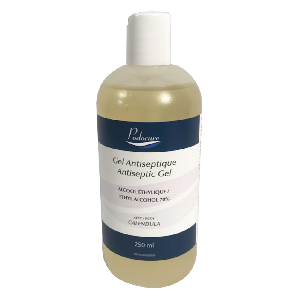 PODOCURE® Gel Antiseptique (70% d'alcool) 12x250 ml