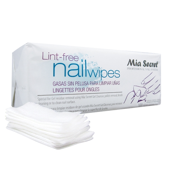 MIA SECRET® Lingettes pour ongles sans peluche - (100)