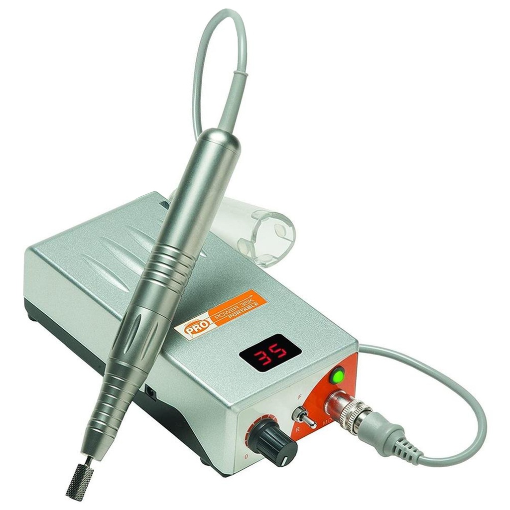 MEDICOOL - PRO POWER® Cordless portable nail drill machine rechargeable 35K - Straight wire 50''