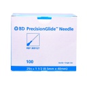 BD® PRECISIONGLIDE™ Sterile needles (100) 25G x 1½" u.u.