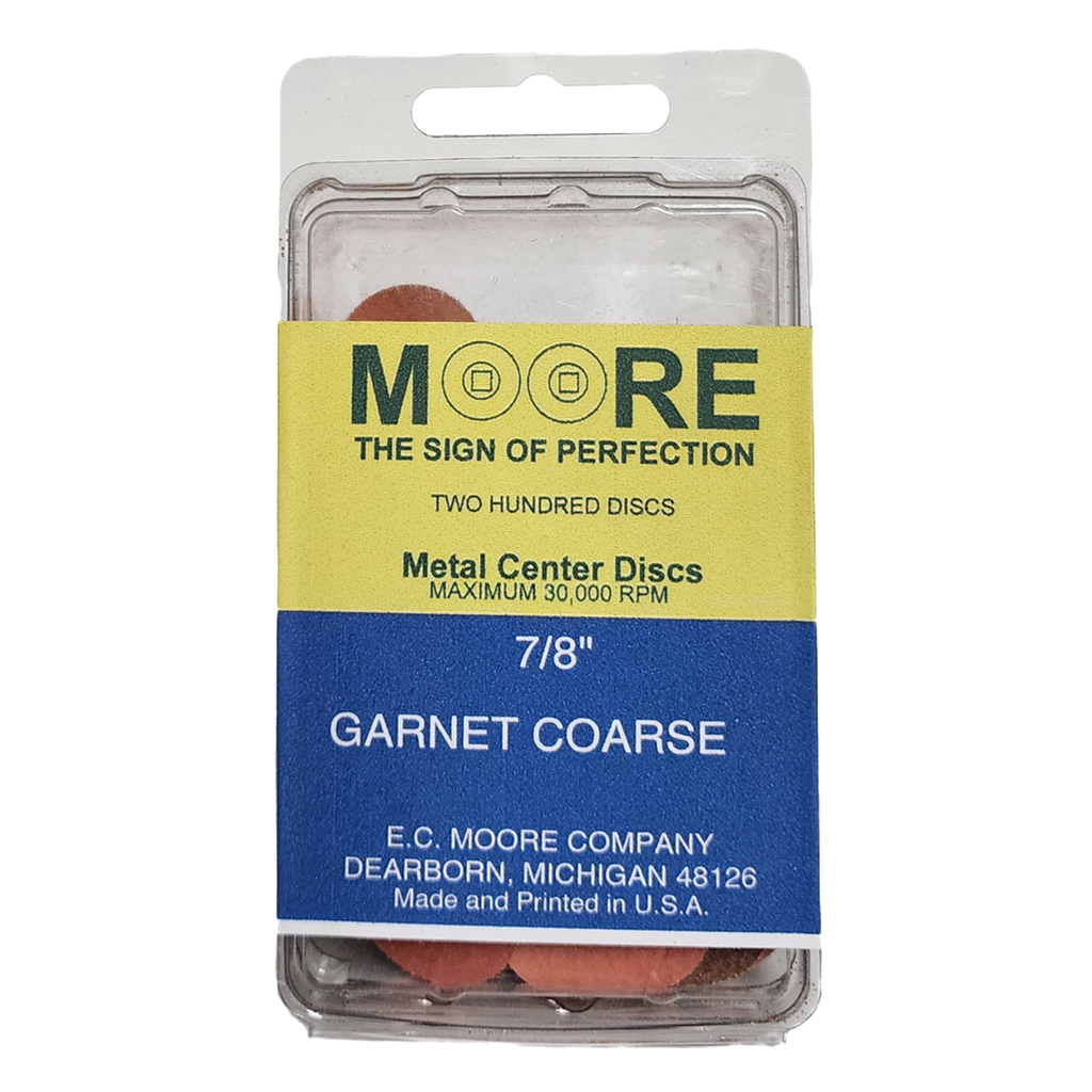 MOORE'S Disques Garnet 7/8 SNAP-ON - Rude (200)