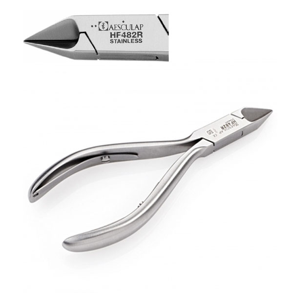 AESCULAP® Double spring nail nipper - Straight & sharp jaw