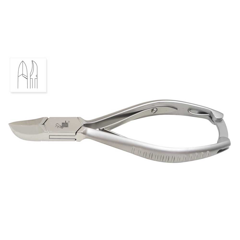 MBI® Double spring nail nipper - concave jaw 5½''