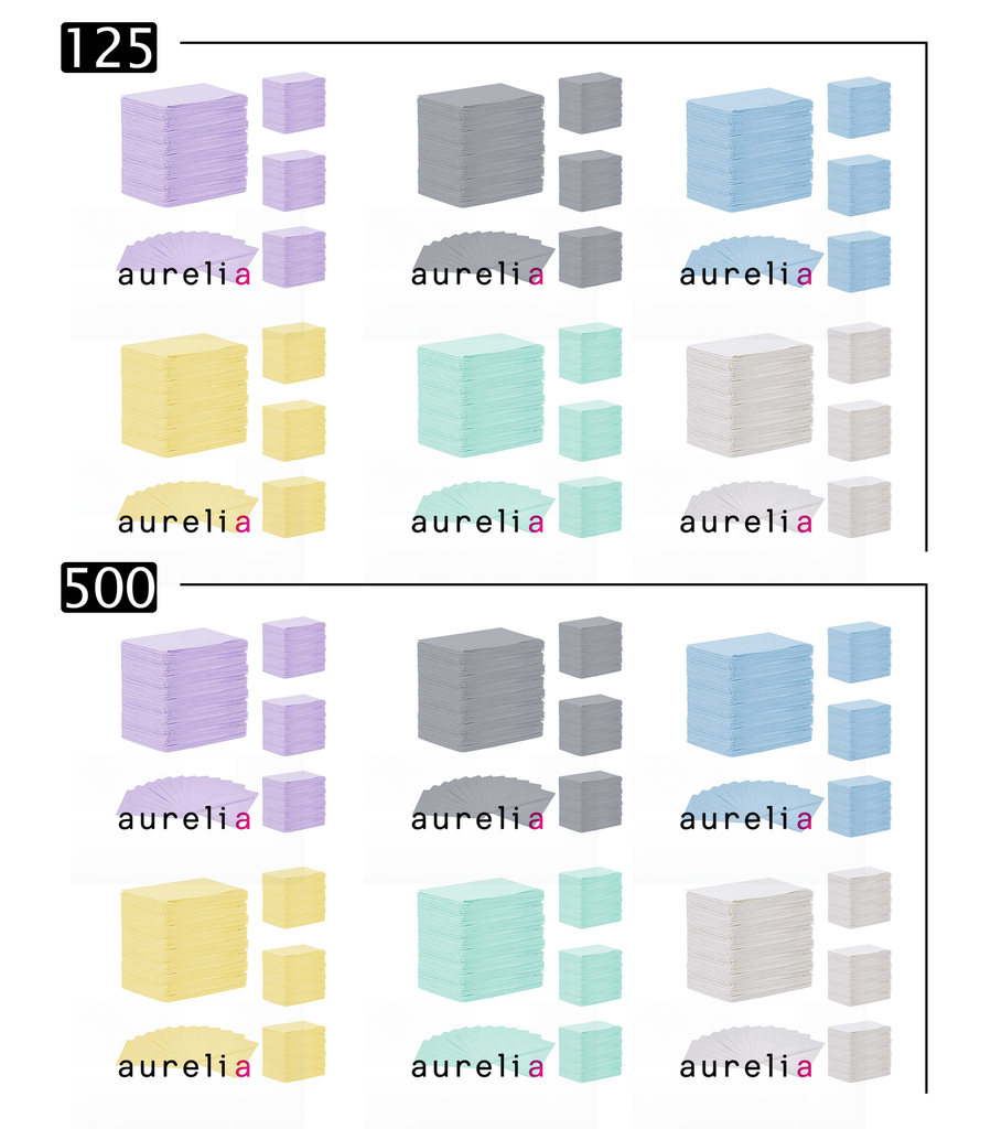 AURELIA® Bibs (3-ply) 2 ply of tissue & 1 ply poly 