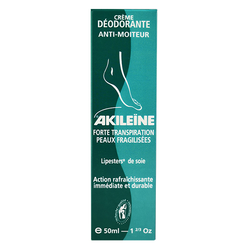 AKILEÏNE Double Action Deodorant Foot Cream 50 ml