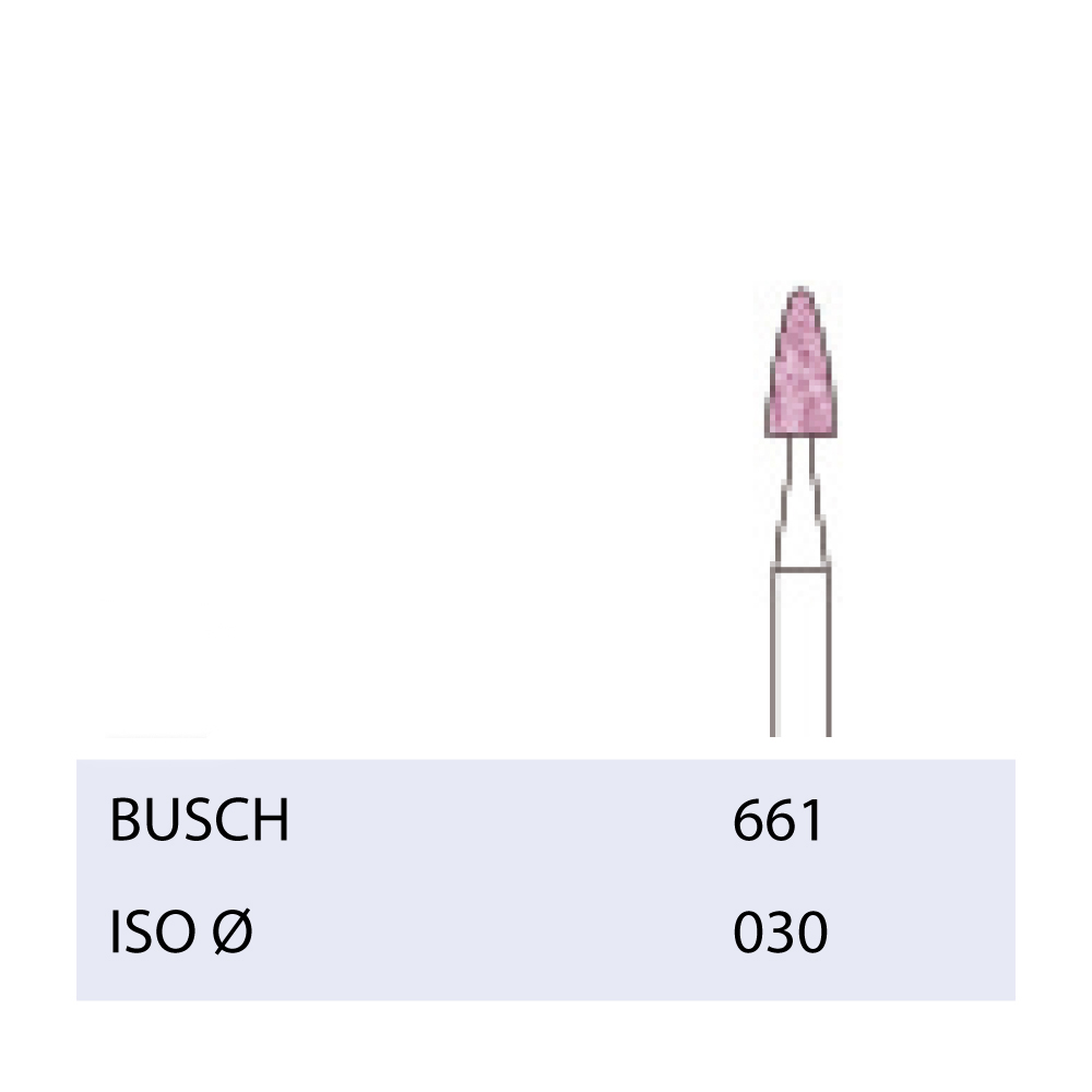 BUSCH® High-grade corundum abrasive (pink)
