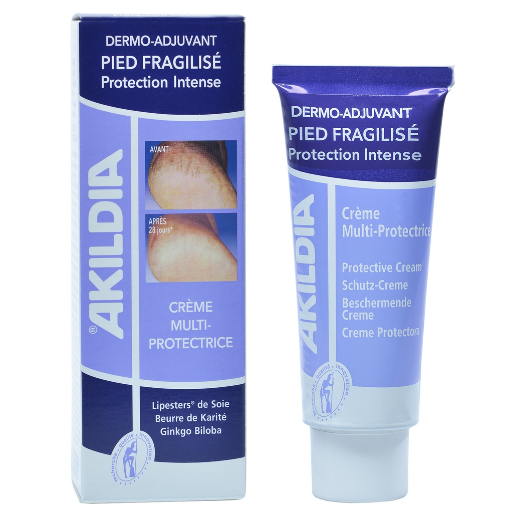 AKILÉÏNE® Crème pour pieds Multi-Protectrice Akildia - 75 ml