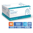 MEDICOM® SafeBasics™ True Fit Thin™ Gants en nitrile texturés sans poudre - Moyen (300) Bleu