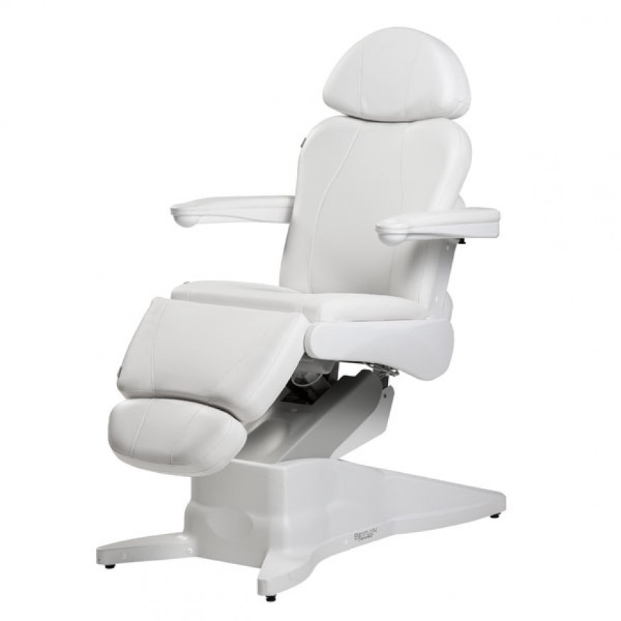 BENTLON® Fauteuil Beauty Platinum avec contrôle au pied - Blanc