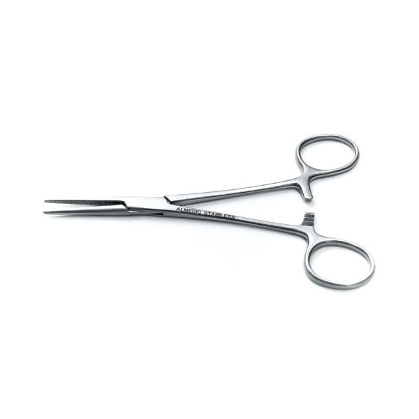 ALMEDIC® Straight hemostatic forceps in stainless steel Halstead-Mosquito 5 "1/2