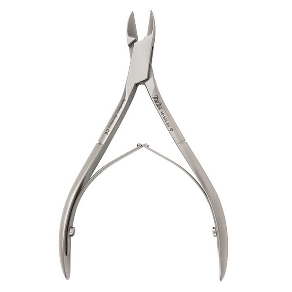 *MILTEX® Pince à ongles à double ressort en acier inoxydable (4½ pouces) Mors droits