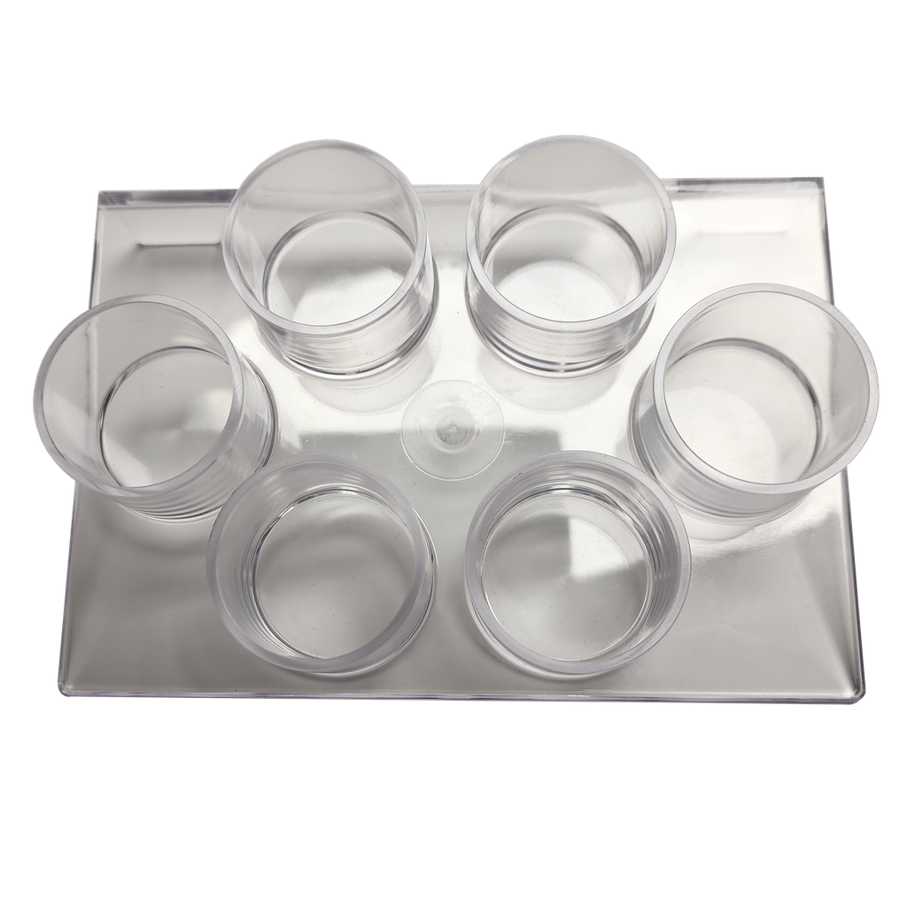 6 holes plexi bottle holder