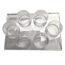 6 holes plexi bottle holder