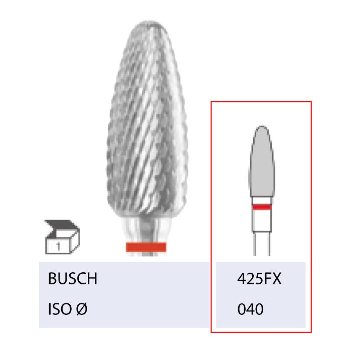 BUSCH® Carbide Bur - Fine double cut