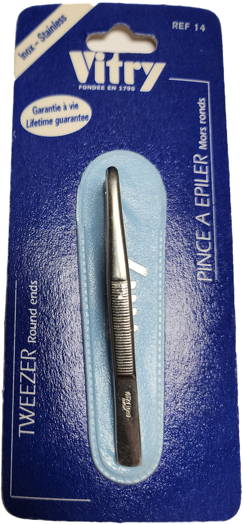 VITRY® Tweezer - Round ends - Stainless