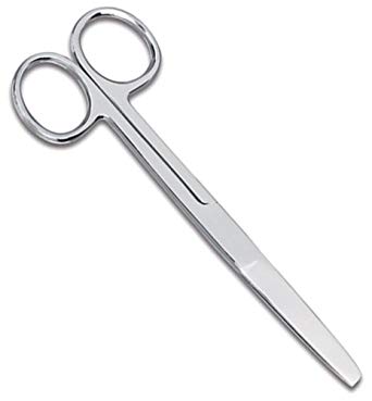 ALMEDIC® Straight scissor 6 1/2 "Pointed / Round MAGNA