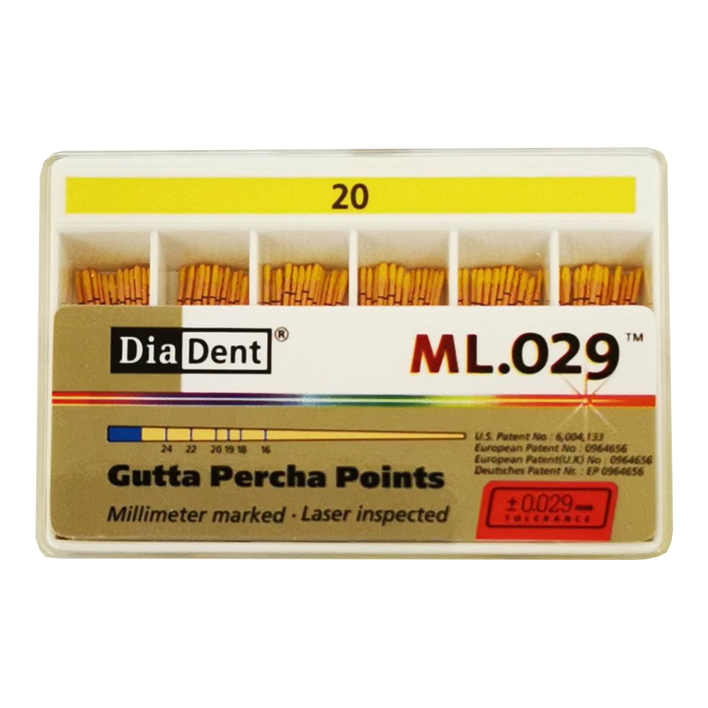 BRASSELER® Gutta Percha #20 (120) Jaunes