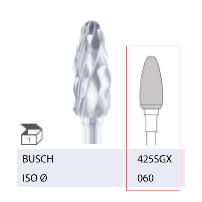 *BUSCH® Fraise en carbure de tungstène - Denture croisée très grosse