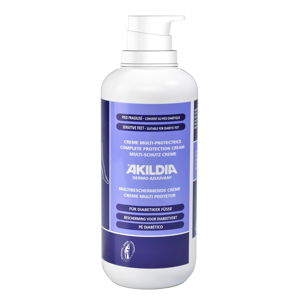 *AKILÉÏNE® Crème multi-protectrice - Akildia Dermo-Adjuvant (avec pompe) 500 ml