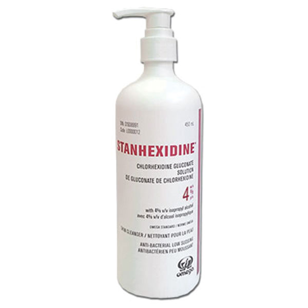OMEGA Stanhexidine Hand Cleaner 4% with 4% Alcohol Iso (with dispenser) 450 ml