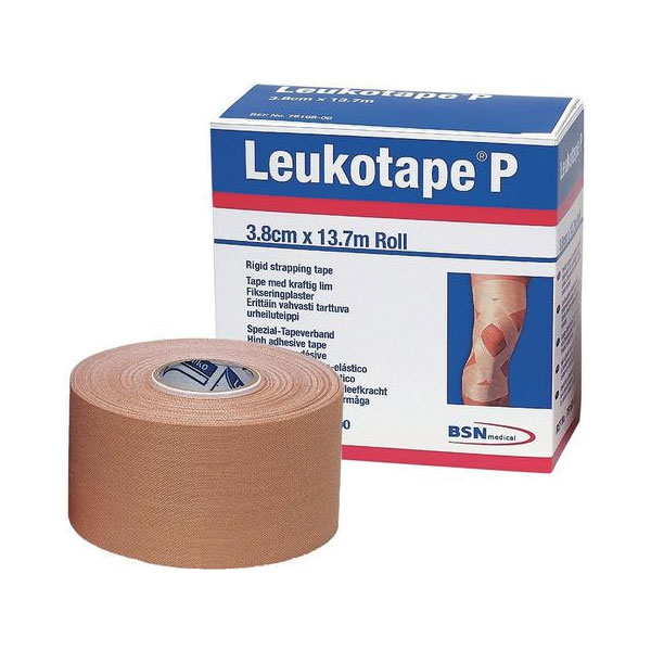 BSN® LEUKOTAPE® P - Bande adhésive rigide (3,8 cm x 13,7 m) Beige