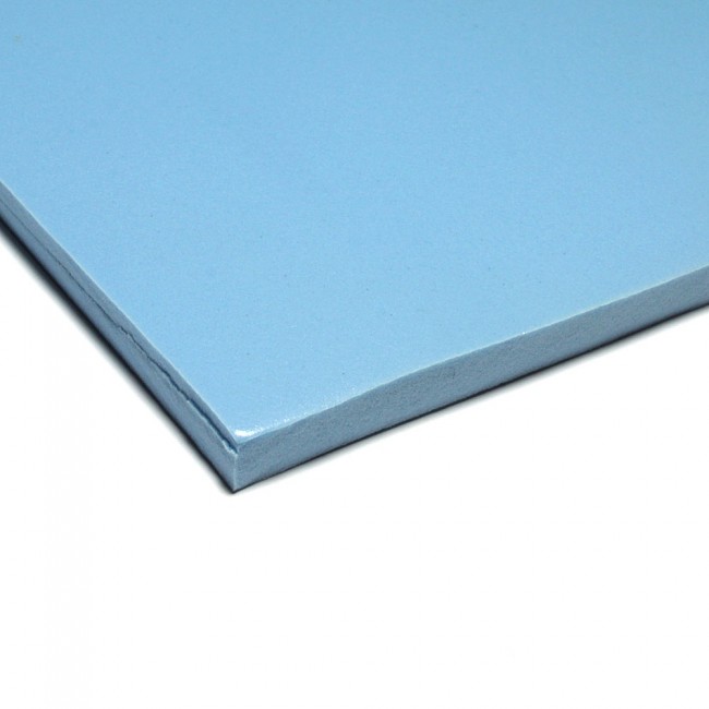 PPT/Poron 1/4''x12''x42'' - Lisse/Poreux Bleu