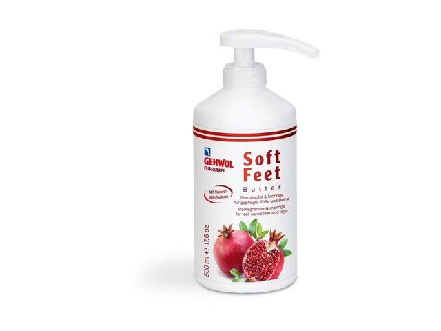 [GE101291100] GEHWOL® FUSSKRAFT® Soft Feet Butter professional, pomegranate & moringa 500ml