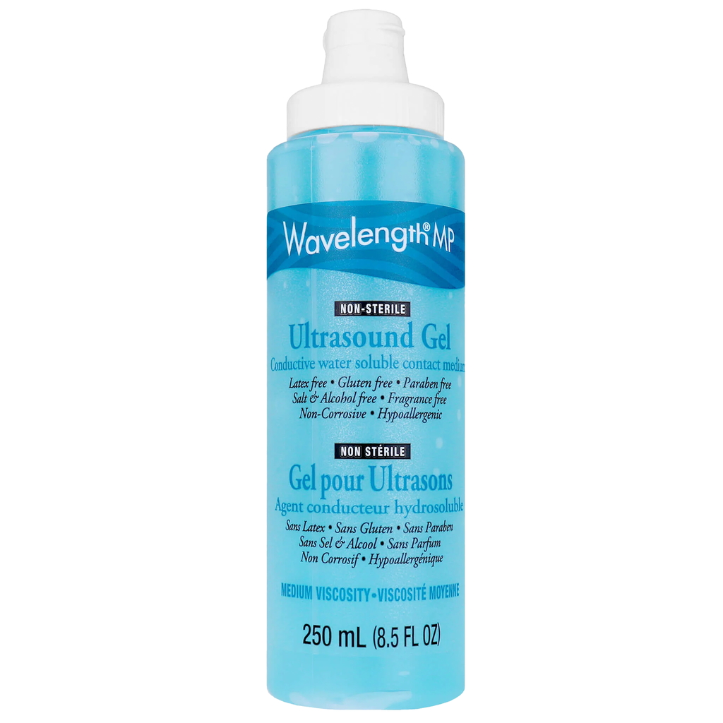 WAVELENGTH® Gel pour Ultrasons tout usage  Bleu 250 ml 