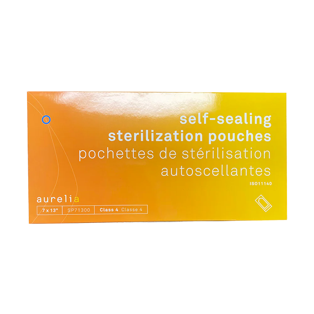 [5SP71300] AURELIA® Pochettes de stérilisation autoscellantes - 7'' x 13'' (200) Bleu**