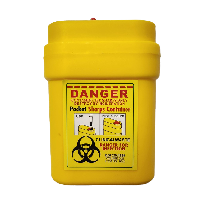 [89-0501] ALMEDIC® Sharps Container, 0.2L