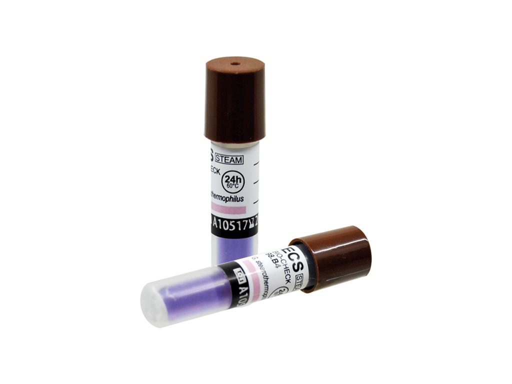 [598-B4] ECS-BIO-CHECK - Biological Indicator for Steam Sterilization - Pack of 100