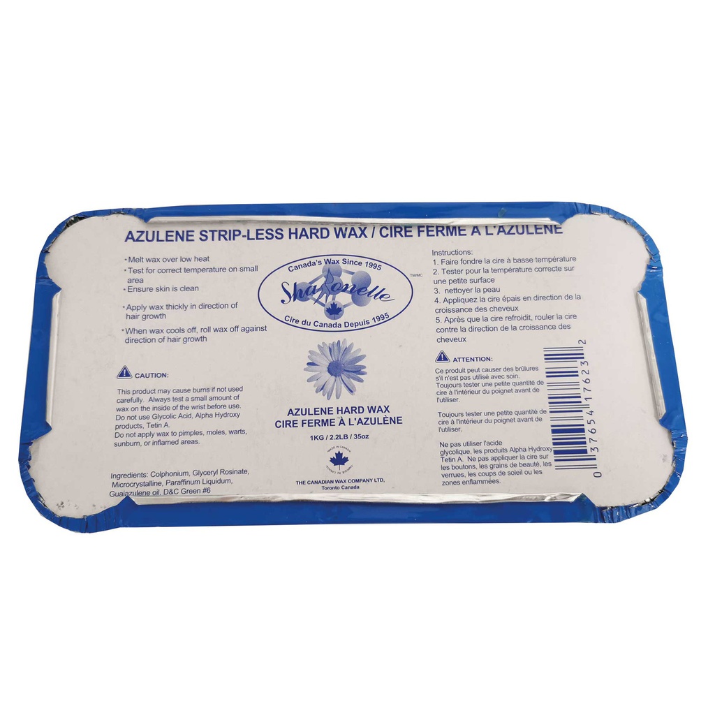 [230-250-AZU] SHARONELLE® Azulene Hard Strip-Less hot wax (1Kg)