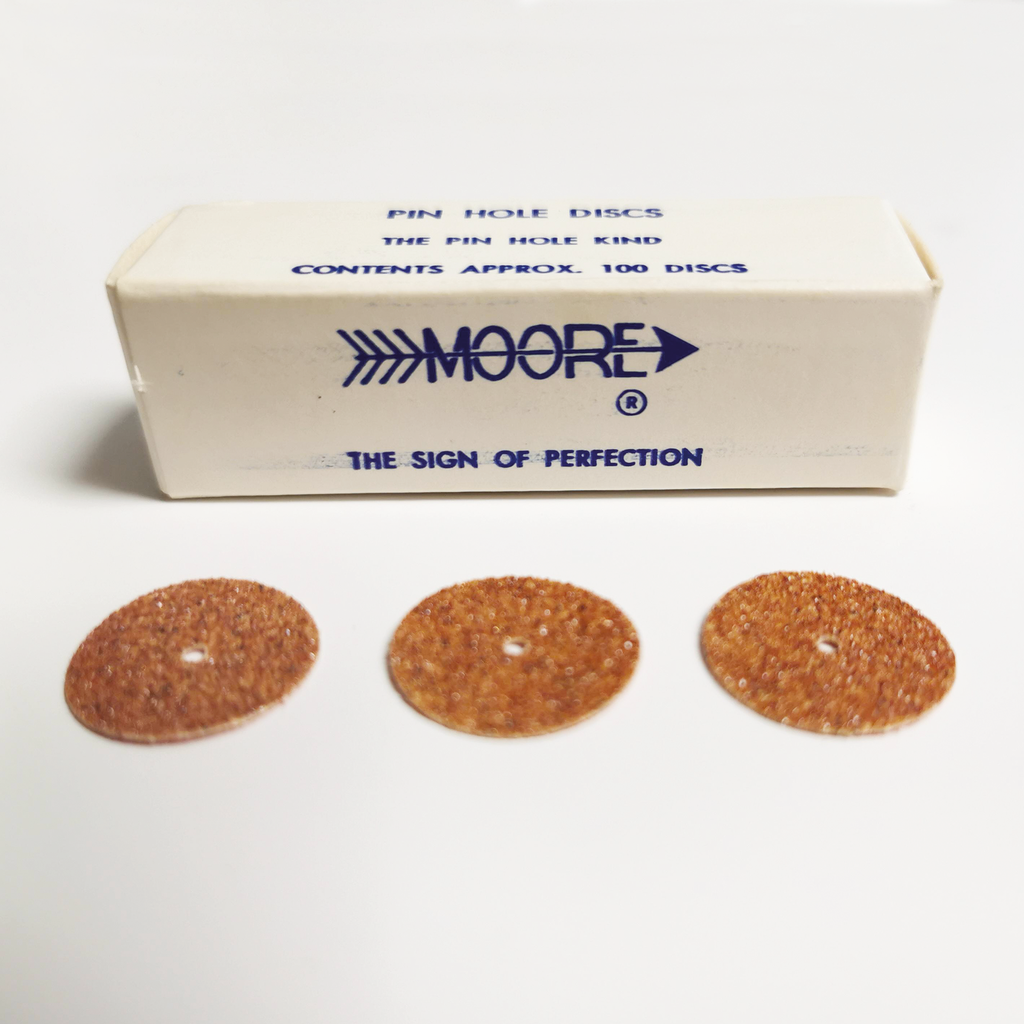 [21651] MOORE'S Garnet Disc "Pin Hole" coarse 3/4