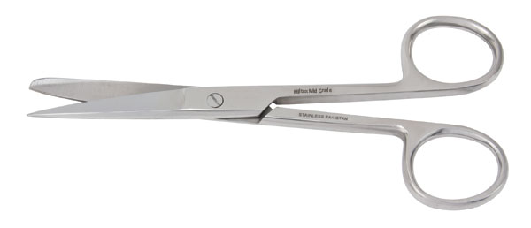 [1V95-12SB] **MILTEX® VANTAGE® Ciseau droit (4½ pouces) à bouts pointu et rond