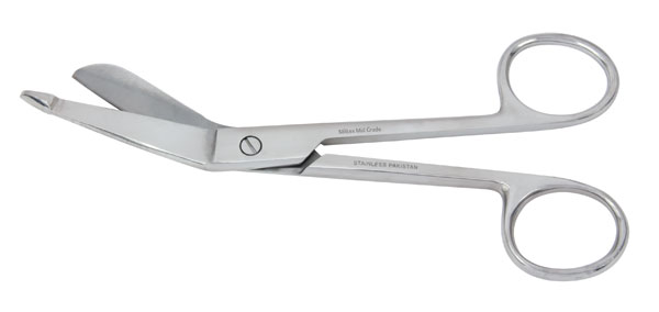 [1V95-504SS] *MILTEX® VANTAGE® Ciseaux à bandage Lister (5½ pouces) à bouts ronds