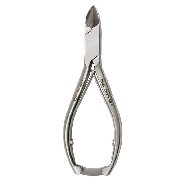 [140-210SS] MILTEX® Nail Nipper, Double Spring (5½'') Concave Jaw