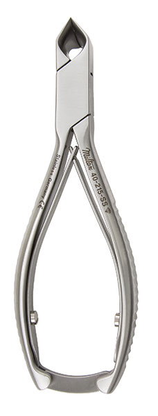 [140215SS] MILTEX® Nail Nipper, Double Spring (5½'') Concave, Angled Jaw