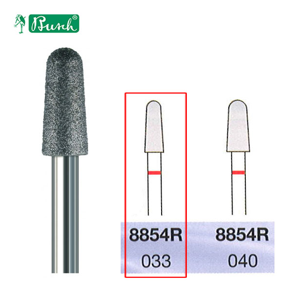 [28854R033] °BUSCH® Fraise en diamant - Grain fin