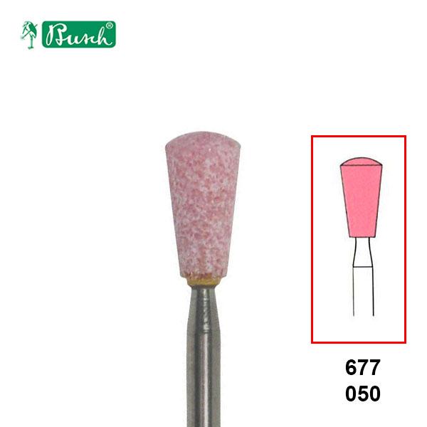 [256677R] BUSCH® High-grade corundum abrasives bur (pink)
