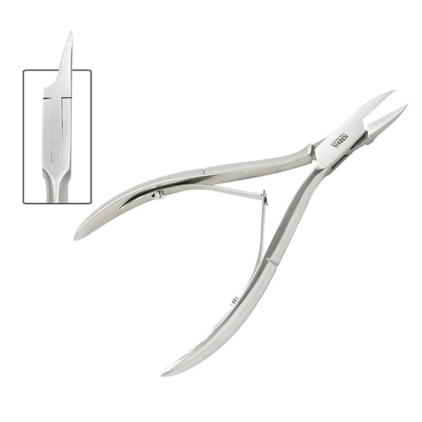 [13061-13CM] KIEHL® Double spring nail nipper - straight &amp; tapered jaw
