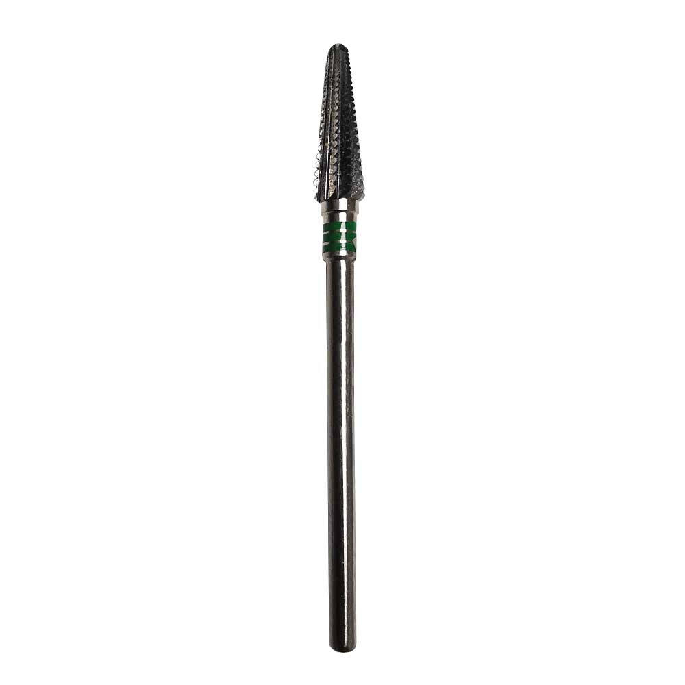 [2E5775045] EDENTA® Conical shaped carbur bur - plain toothing w/ cross cut (green tag)