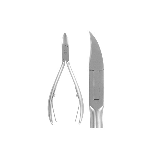 [13045-14 TITANIUM] KIEHL® Double spring Titan nail nipper - concave jaw