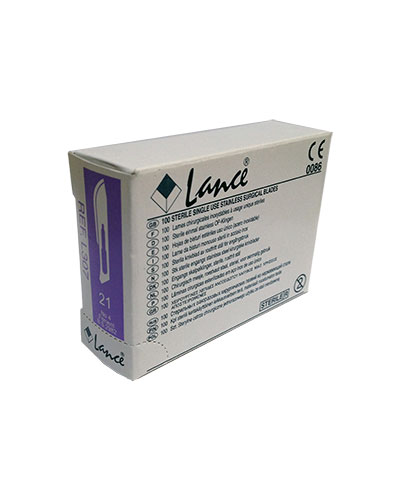 [1500021] LANCE® Stainless Steel Blades (100) #21