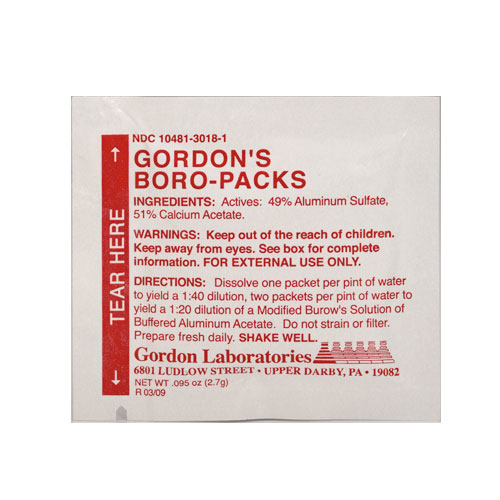 [41048] GORDON® Packs Boro (100 x 0,095 oz / boîte)